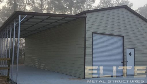 28x36-Metal-Garage-Building-With-Lean-To