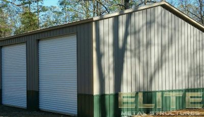 All-Vertical-Metal-Garage-Building-Side-Entry-with-Color-Match