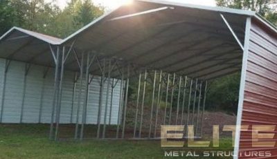 Double-Metal-Carport-With-Side-Connection