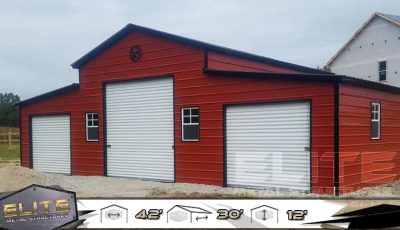 2 Car Garages  Elite Metal Structures